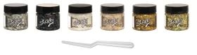 Kit de Gel Glitter Stickles 6 Cores 29ml com Espátula Kit de Gel Glitter Stickles 6 Cores 29ml com Espátula