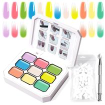 Kit de gel para unhas Conjunto de 9 cores em gel de pintura gradiente U-Shinein Kit de gel para unhas Conjunto de 9 cores em gel de pintura gradiente U-Shinein