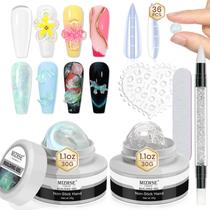 Kit de gel Solid Builder MIZHSE Mermaid Pearl & Clear 30 ml x2 Kit de gel Solid Builder MIZHSE Mermaid Pearl & Clear 30 ml x2