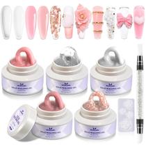 Kit de gel Solid Builder Morovan série 5 cores para arte de unhas