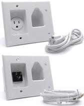 Kit de Gerenciamento de Cabos DATA COMM Electronics para TV - Instalação na Parede