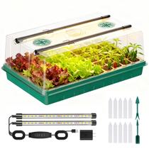 Kit de Germinação Adawook com 60 Células e Luzes de Crescimento para Ambiente Interno Kit de Germinação Adawook com 60 Células e Luzes de Crescimento para Ambiente Interno
