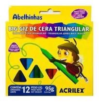 Kit de Giz de Cera Triangular Abelhinhas