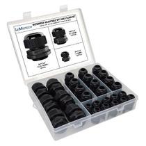 Kit de glândulas de cabo LemoTech NPT 1/4 1/2 3/4 à prova d'água 4-18 mm Kit de glândulas de cabo LemoTech NPT 1/4 1/2 3/4 à prova d'água 4-18 mm