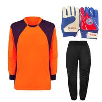 Kit De Goleiro TRB + Luva De Goleiro Infantil Bahia DRB Goalkeeper