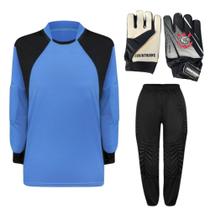 Kit De Goleiro TRB + Luva De Goleiro Infantil Corinthians DRB Goalkeeper