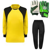 Kit De Goleiro TRB + Luva De Goleiro Infantil Palmeiras DRB Goalkeeper