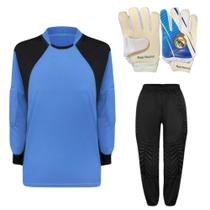 Kit De Goleiro TRB + Luva De Goleiro Infantil Real Madrid DRB Goalkeeper