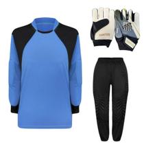 Kit De Goleiro TRB + Luva De Goleiro Infantil Santos DRB Goalkeeper