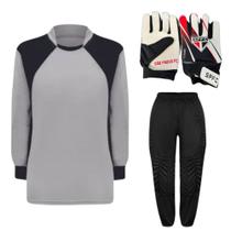 Kit De Goleiro TRB + Luva De Goleiro Infantil São Paulo DRB Goalkeeper
