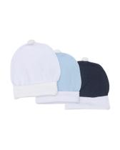 Kit de Gorros Em Malha - 3 Unidades Masculino Kit de Gorros Em Malha - 3 Unidades Masculino