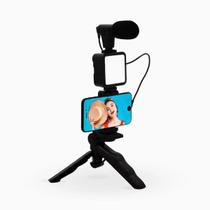 Kit de Gravação Profissional 4 em 1 Selfie Live Tiktok