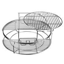 Kit de Grelha em Aço Inoxidável de 5 Peças para Churrasqueira Grande Burly Grill Kit de Grelha em Aço Inoxidável de 5 Peças para Churrasqueira Grande Burly Grill