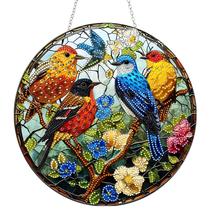 Kit de grinaldas de pintura artística com diamantes JJFox Special Shaped Bird