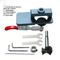 Kit De Guia De Perfuração Para Portas De Armário Com Moldura Frontal Para Marcenaria, Com Dobradiça