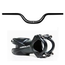 Kit de Guidão Elevado 31.8x720mm Rise 80mm e Avanço 60mm Alumínio Absolute