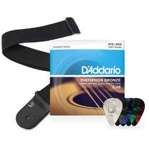 Kit de guitarra acústica para iniciantes D'Addario EJ16 Phosphor Bronze