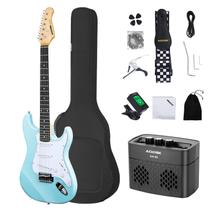 Kit de Guitarra Elétrica AODSK para Iniciantes - Amplificador Incluso (99cm)