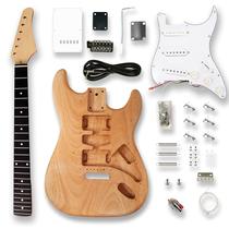 Kit de Guitarra Elétrica DIY BexGears - Corpo Okoume e Braço Maple