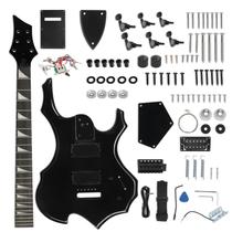 Kit de Guitarra Elétrica Ktaxon DIY 6 Cordas Braço de Maple Preto Kit de Guitarra Elétrica Ktaxon DIY 6 Cordas Braço de Maple Preto