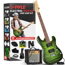 Kit de guitarra elétrica Pyle em tamanho real com amplificador e acessórios Kit de guitarra elétrica Pyle em tamanho real com amplificador e acessórios