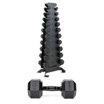Kit de Halteres Black Hex com Suporte Premium para Treinamento (1 a 10Kg) - SUMO