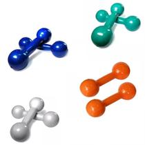 Kit de Halteres Revestidos em PVC - Par de 2,3,4 e 5 Kg Kit de Halteres Revestidos em PVC - Par de 2,3,4 e 5 Kg