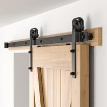 Kit de hardware para porta de celeiro deslizante BONIKLUBA 2m Heavy Duty