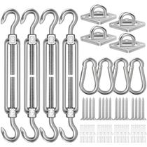 Kit de hardware Shade Sail de 6 polegadas para retângulo triangular