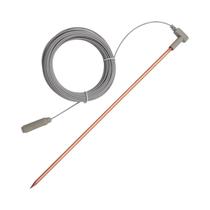 Kit De Haste De Aterramento De Cobre De 40 Pés Com Fio De Aterramento Fêmea Portátil Para Kit De Haste De Aterramento De Cobre De 40 Pés Com Fio De Aterramento Fêmea Portátil Para