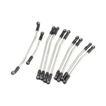 Kit De Hastes De Direção De Metal De 313mm E 324mm Com Pontas De Nylon Para Carro RC Crawler Axial