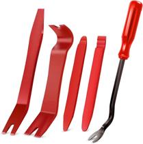 Kit de Herramientas para Remover Molduras de Auto GOOACC 5 PCS Nylon Rojo
