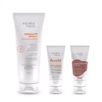 Kit de Hidratação Corporal Uso Diário Hidratante Corporal, Hidratante para Mão e Hidratante para Pés Extratos da Terra