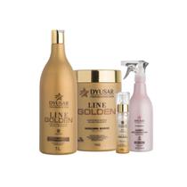 Kit De Hidratação Ouro Com Queratina Reconstrutora Dyusar Kit De Hidratação Ouro Com Queratina Reconstrutora Dyusar
