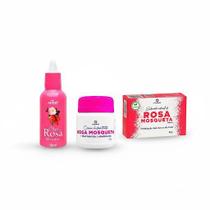 Kit de Hidratação para Pele Rosa Mosqueta