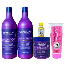 Kit de Hidratação Profunda Bomba de Vitaminas 1L OmegaHair - OMEGA HAIR