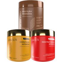Kit De Hidratação Reconstrução E Nutrição Cacau Raiz Dacca