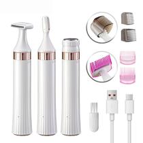 Kit de higiene, aparador elétrico de pelos corporais feminino, 3 em 1 Kit de higiene, aparador elétrico de pelos corporais feminino, 3 em 1