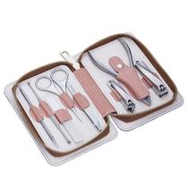 Kit de higiene Bertha Melina, 8 peças de aço cirúrgico com estojo Kit de higiene Bertha Melina, 8 peças de aço cirúrgico com estojo