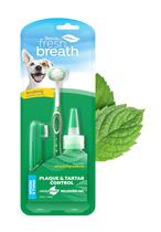 Kit de Higiene Bucal Tropiclean Fresh Breath para Cães - Escova e Pasta de Dentes