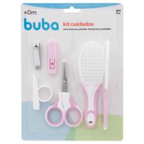Kit de Higiene Cuidados Baby 4pçs Rosa 5239 - Buba Toys Kit de Higiene Cuidados Baby 4pçs Rosa 5239 - Buba Toys