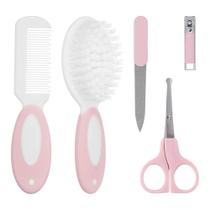 Kit De Higiene Cuidados Do Bebe 5 Pecas Rosa Buba 13686