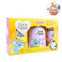 Kit de Higiene e Banho Bebê Zero a Dois 3 Peças (Shampoo, Condicionador, Colônia) Kit de Higiene e Banho Bebê Zero a Dois 3 Peças (Shampoo, Condicionador, Colônia)