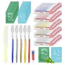 Kit de higiene fafortune Bulk para desabrigados com escova de dentes e pente