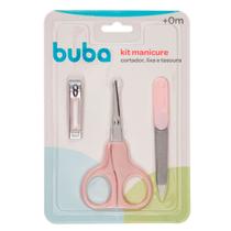 Kit de Higiene Manicure do Bebê Rosa 13613 - Buba Kit de Higiene Manicure do Bebê Rosa 13613 - Buba