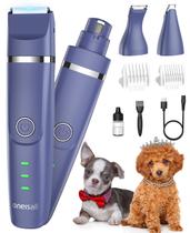 Kit de higiene oneisall 4 em 1 para cães pequenos com aparador e tosquiadeira