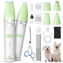 Kit de higiene para cães FuzzyFix, luz LED 4 em 1, de baixo ruído, sem fio