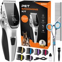 Kit de higiene para cães OCPEET Low Noise Cordless 4 em 1 Clippers