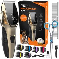 Kit de higiene para cães OCPEET Low Noise Cordless 4 em 1 Clippers