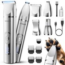 Kit de higiene para cães oneisall 4 em 1 com display LCD à prova d'água